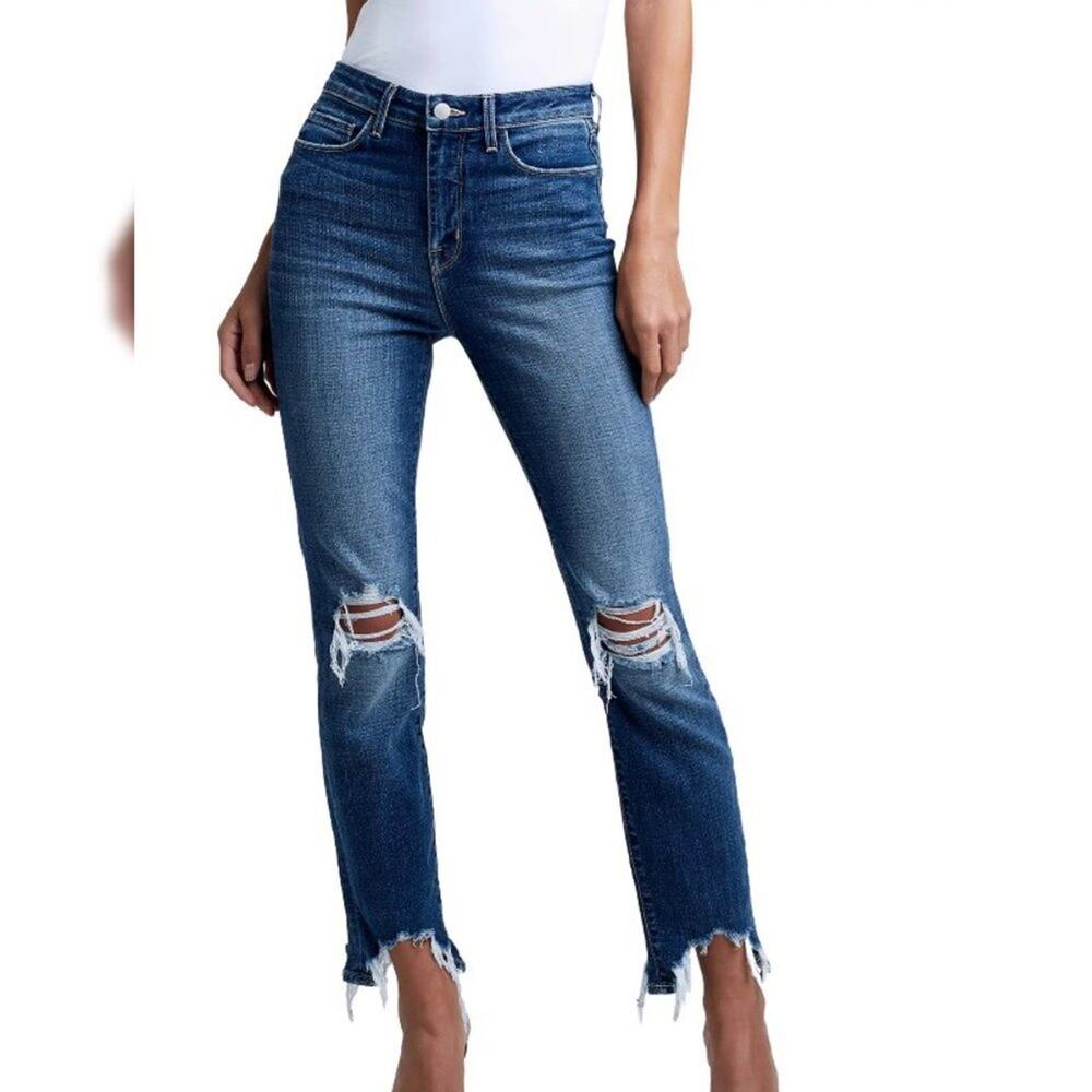 L'Agence High Line Distressed Jeans *Cupertino*